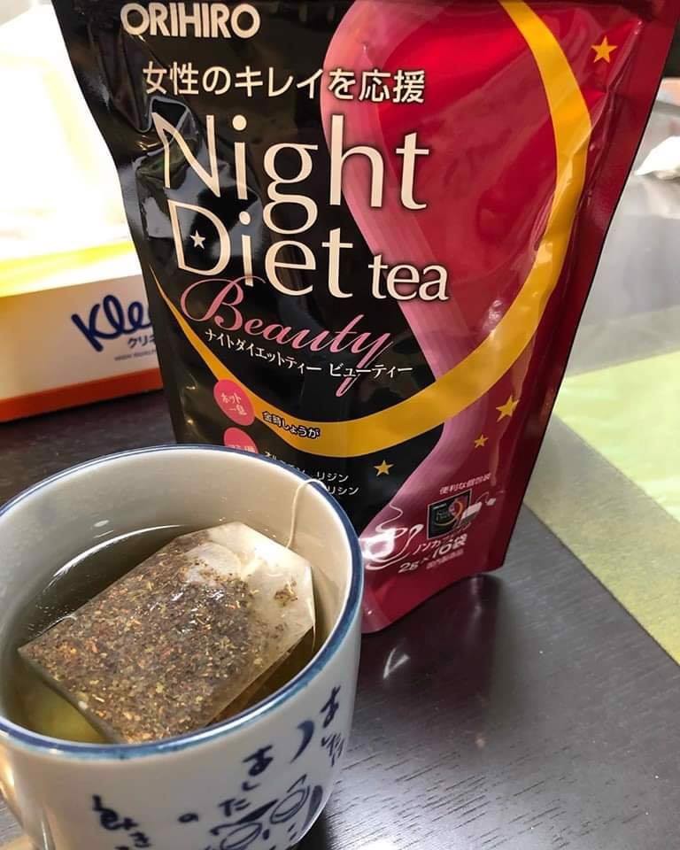 Trà giảm cân đẹp da ban đêm Orihiro Night Diet Tea Beauty